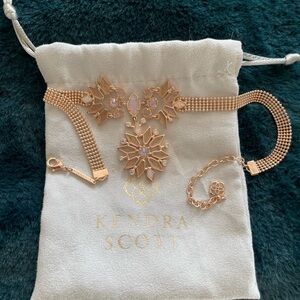 Kendra Scott Rose Gold Statement Necklace